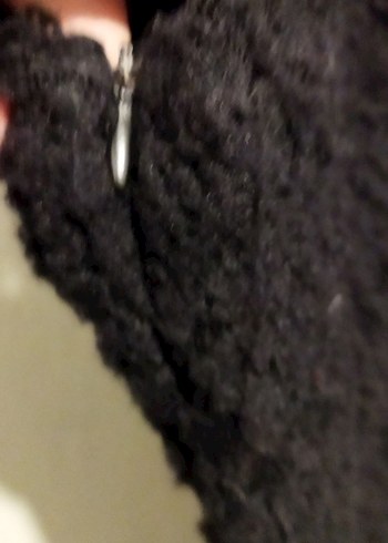 Siyah V Yakalı Uzun Gotik Elbise - Görsel 3