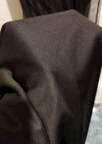 Siyah V Yakalı Uzun Gotik Elbise - Görsel 5