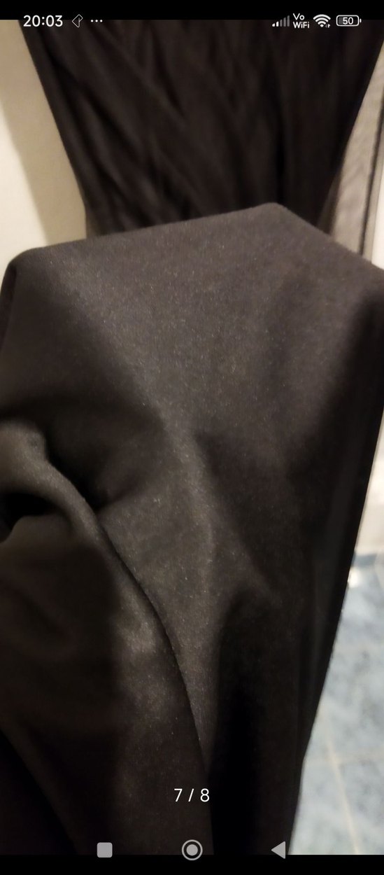 Siyah V Yakalı Uzun Gotik Elbise - Görsel 5