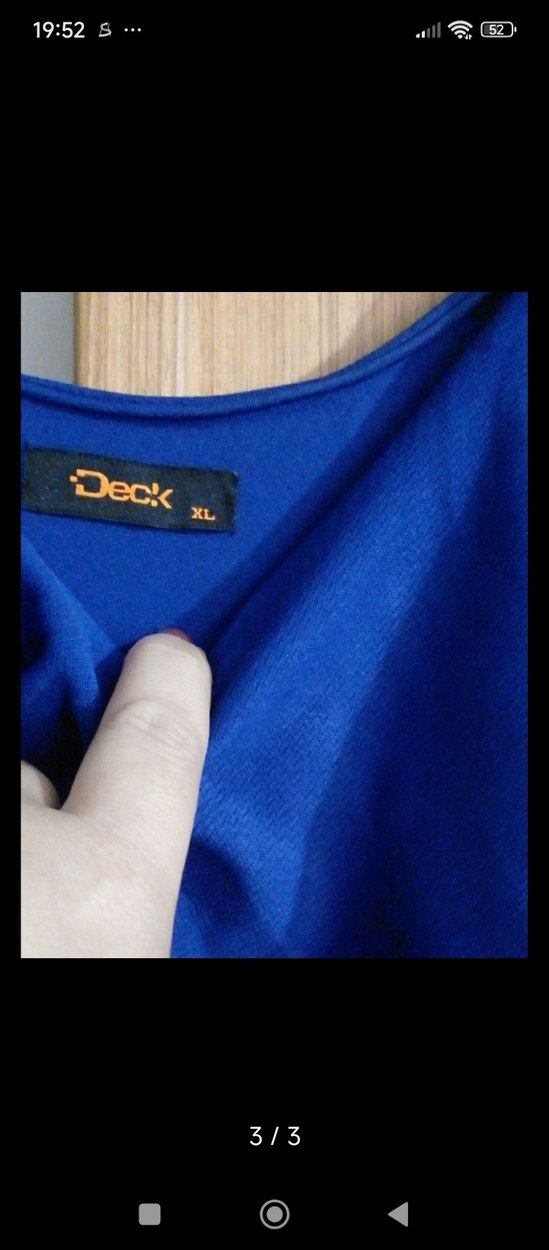 Kadın Lacivert Uzun Kollarsız V Yaka Elbise - Görsel 2