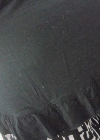 Yarasa kollu salaş yakası işlemeli bluz - Görsel 3