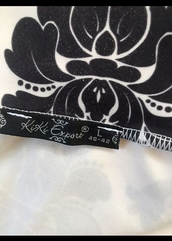 Gri Desenli Düşük omuzlu Midi Elbise - Görsel 4