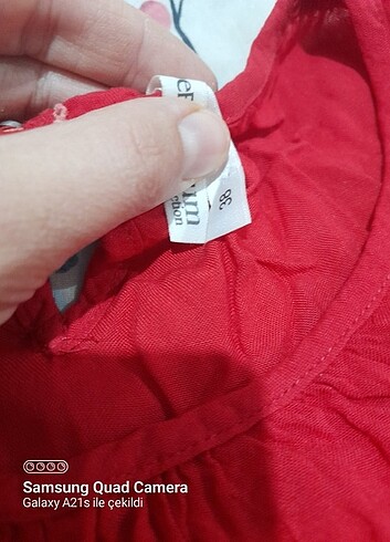 38 Beden kırmızı Renk Hamile tunik