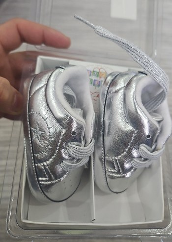 Erkek Bebek Beyaz İlk Adım patik - Görsel 3