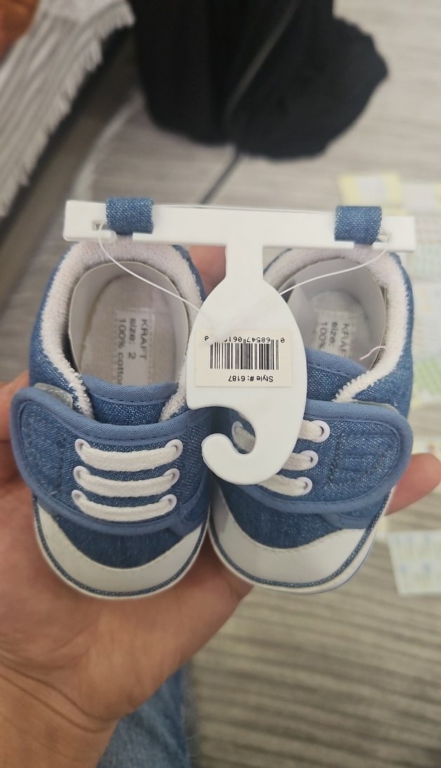 Mavi Denim Erkek Bebek İlk Adım Ayakkabısı - Görsel 3