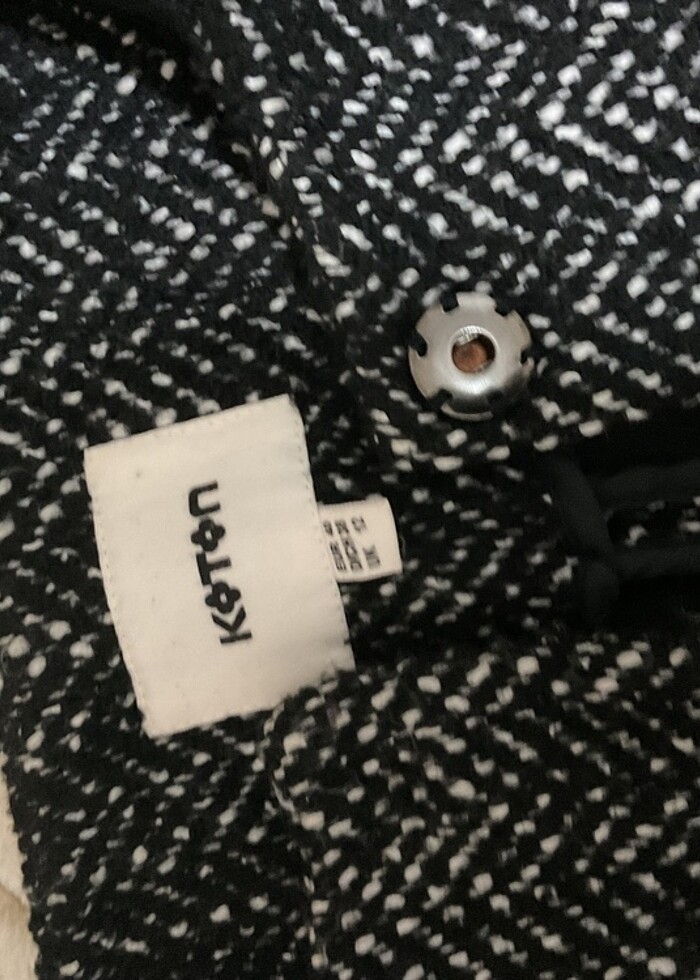 kaşe siyah beyaz - Görsel 3