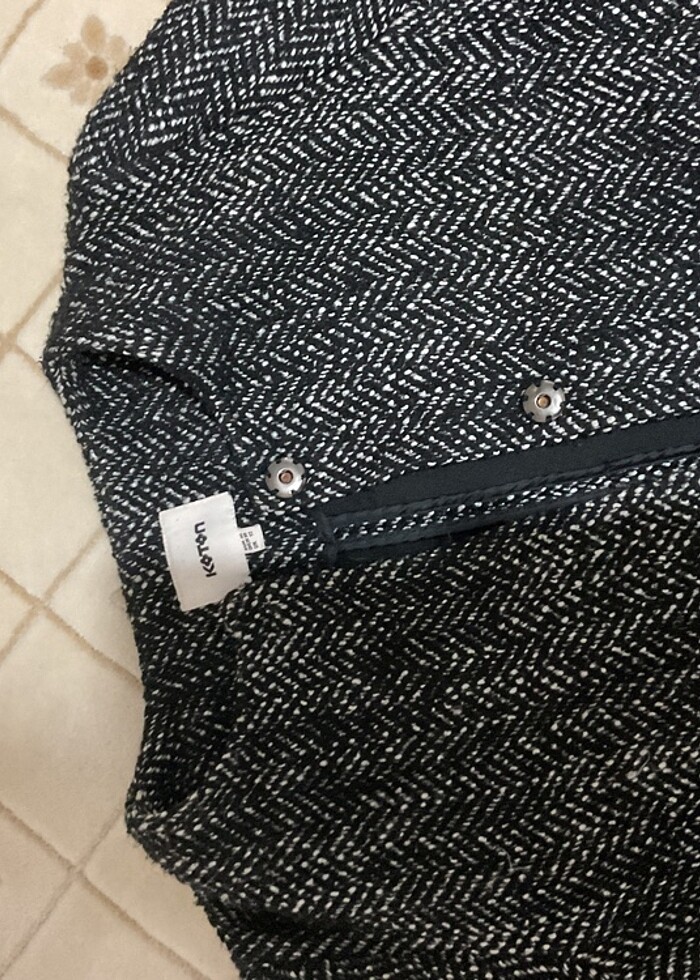 kaşe siyah beyaz - Görsel 2