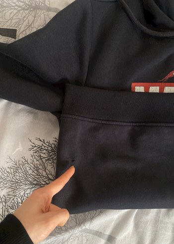 Marvel Baskılı Siyah Kapüşonlu Erkek Sweatshirt - Görsel 5