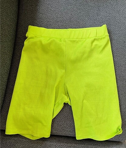 s Beden H&M sarı biker şort