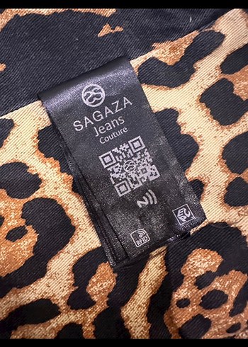 Leopar Desenli V Yakalı yelek - Görsel 3