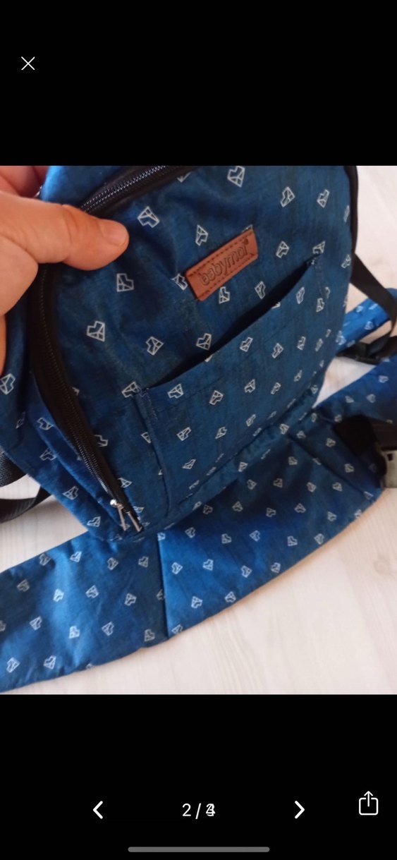 Koyu Mavi Bebek Taşıyıcı - Görsel 2