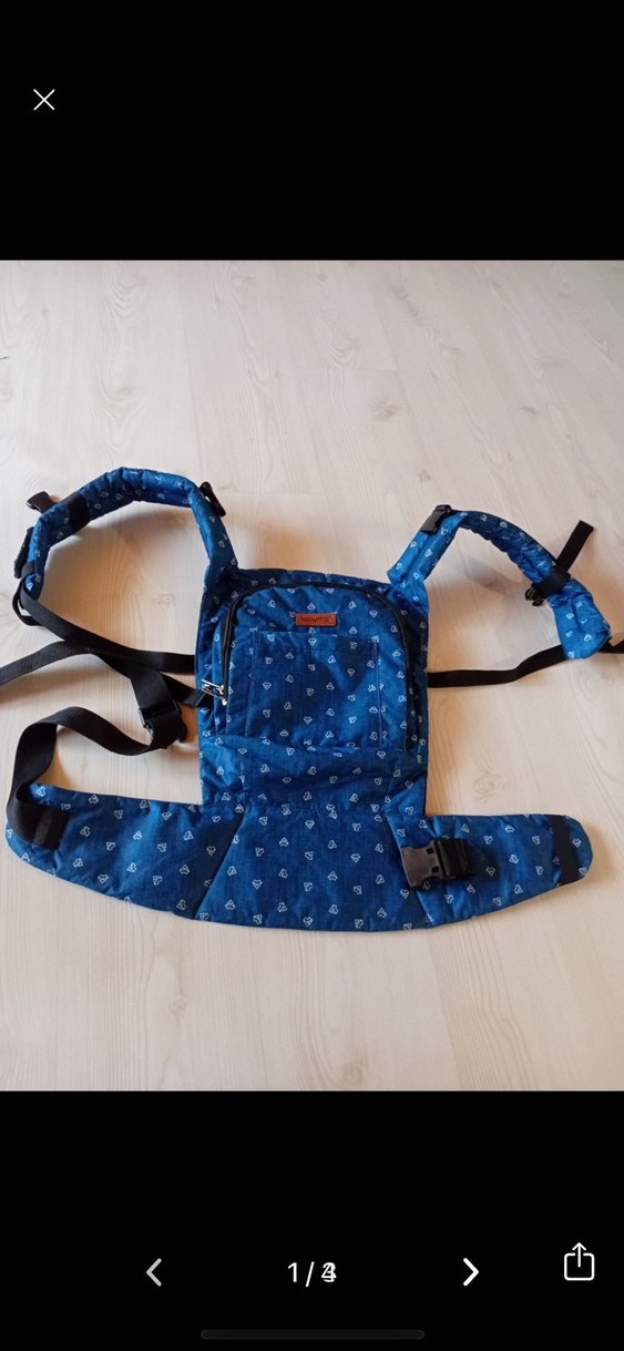 Koyu Mavi Bebek Taşıyıcı - Görsel 3