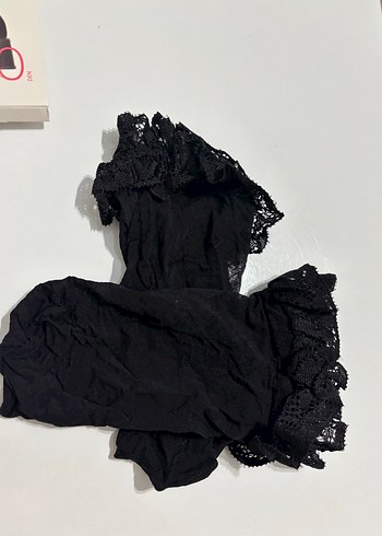 diğer Beden Siyah Elastik Mini Kadın Çorap