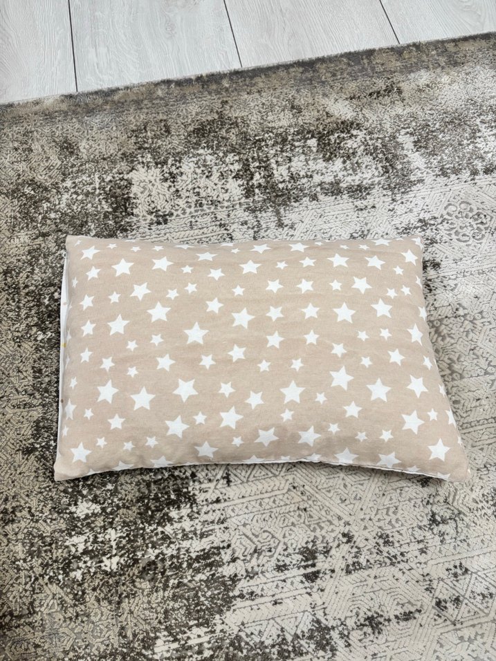 Nakışlı Bej Yıldız Desenli Çocuk Uyku Seti - Görsel 5