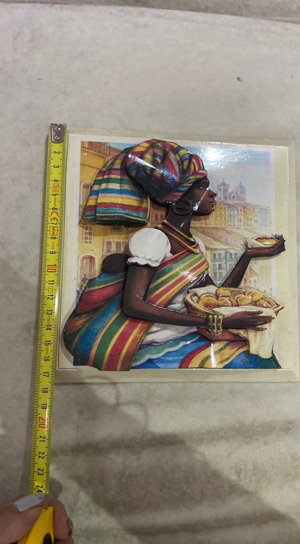 Renkli Kadın Figürlü Parlak Tablo - Görsel 5