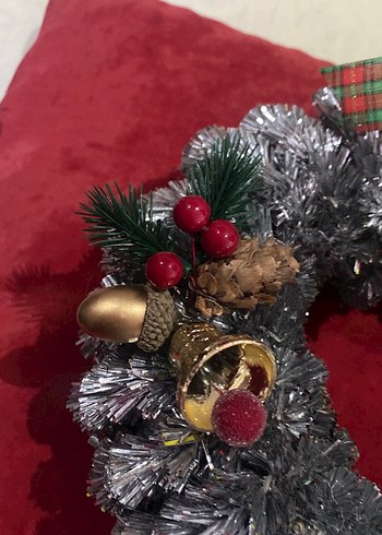 Gri Yılbaşı Kapı Çelengi - Görsel 6