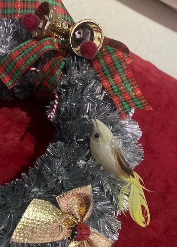 Gri Yılbaşı Kapı Çelengi - Görsel 5