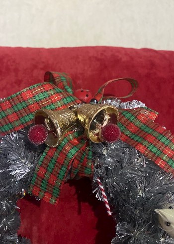 Gri Yılbaşı Kapı Çelengi - Görsel 7