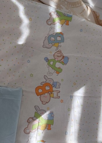 Pastel Baskılı Beyaz Çocuk Nevresim Takımı - Görsel 5