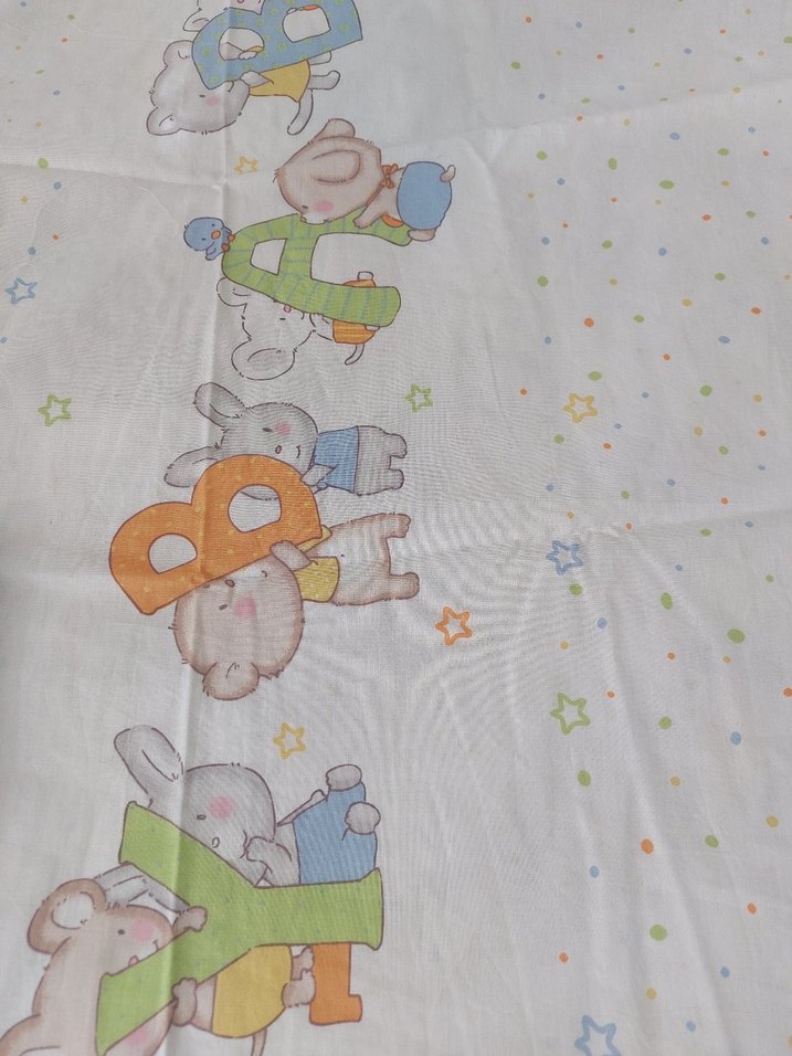 Pastel Baskılı Beyaz Çocuk Nevresim Takımı - Görsel 4