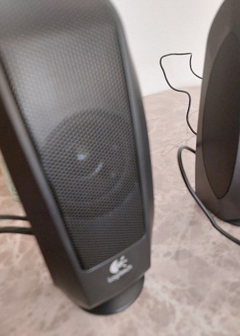 Siyah Logitech Masaüstü Hoparlörler - Görsel 5