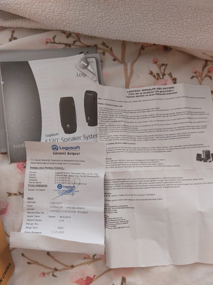 Siyah Logitech Masaüstü Hoparlörler - Görsel 2