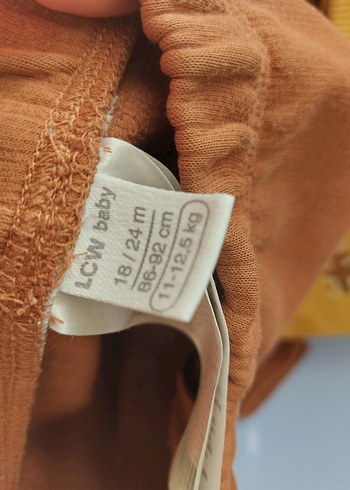 Erkek Çocuk Kahverengi Desenli pamuk takım - Görsel 4