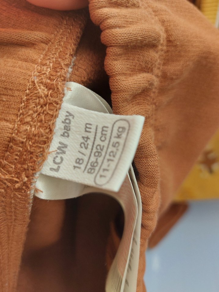 Erkek Çocuk Kahverengi Desenli pamuk takım - Görsel 4