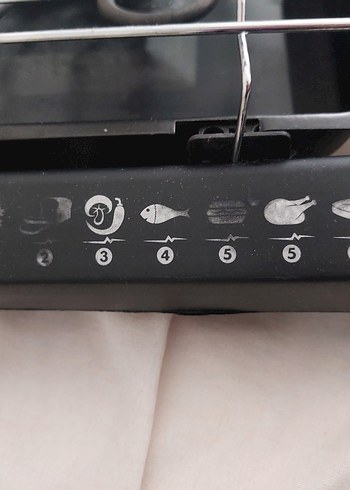 Siyah Elektrikli Izgara ve Fritöz - Görsel 8