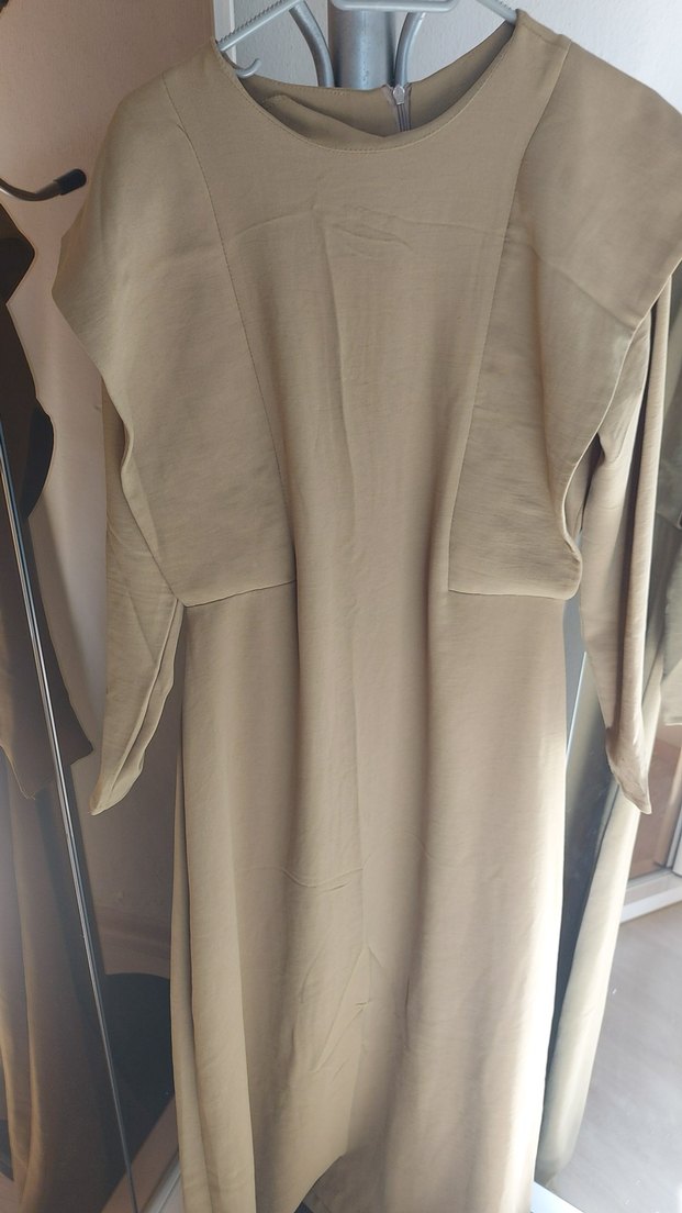 yeşil Uzun elbise - Görsel 5