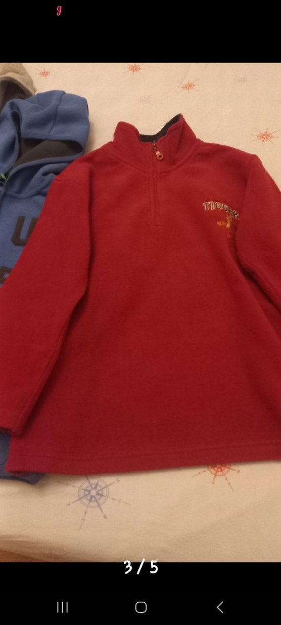 Gri Kapüşonlu Fermuarlı Erkek Polar - Görsel 3