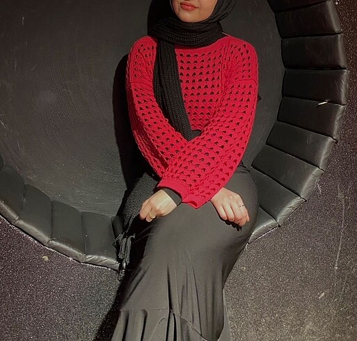 Diğer Fuşya Örgü Crop