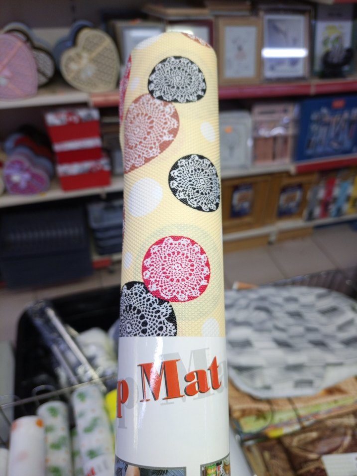 Renkli Baskılı Mutfak Raf Örtüsü - Görsel 4