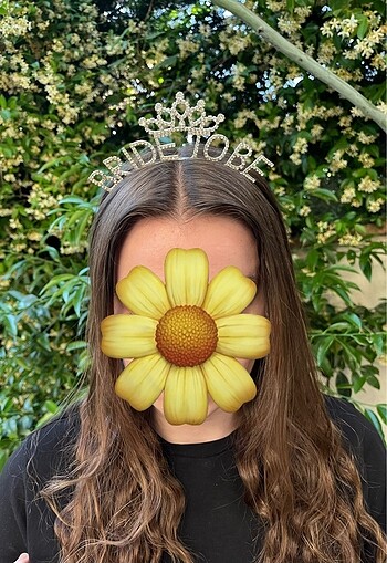 BrideToBe Kristal Taşlı Prenses Tacı
