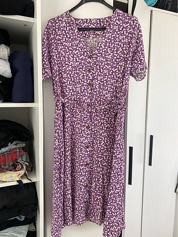 xl Beden Çiçekli elbise