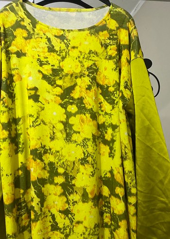 Zara Uzun Kollu Sarı Batik Desenli Kadın Tunik marka temsili