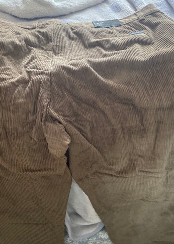 Zara Bej Kadifebay bayan giyer pantalın 54 beden rahat pant