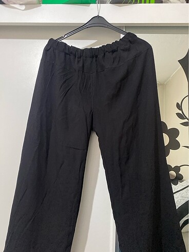 Yeni keten yazlık beli lastikli pantalon