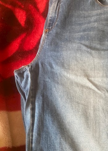 Kadın Mavi Bol Kesim Mini Kot Şort az giyildi ağ sağlam def yok - Görsel 7