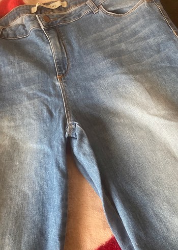 Kadın Mavi Bol Kesim Mini Kot Şort az giyildi ağ sağlam def yok - Görsel 3