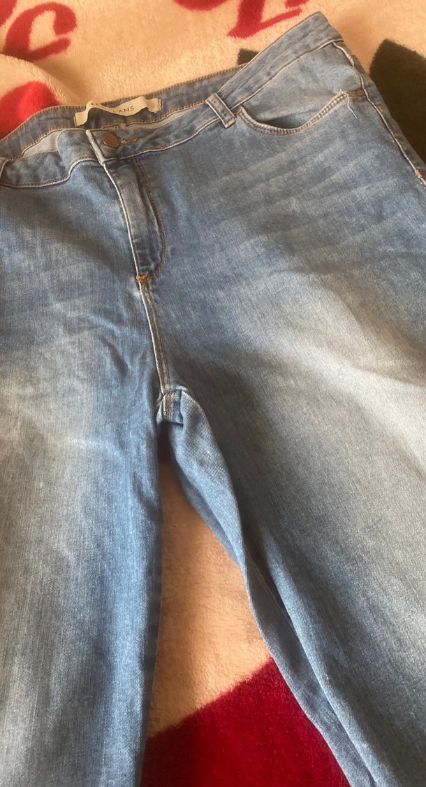 Kadın Mavi Bol Kesim Mini Kot Şort az giyildi ağ sağlam def yok - Görsel 3