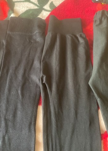 Siyah  taytlar  S M uyumlu 3 adet alana200 tl az kullanıldı - Görsel 3