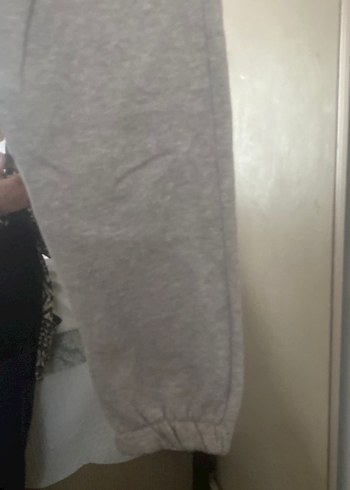 Gri bay bayan giyer Rahat Kesim Eşofman Altı kışlık kalın - Görsel 3