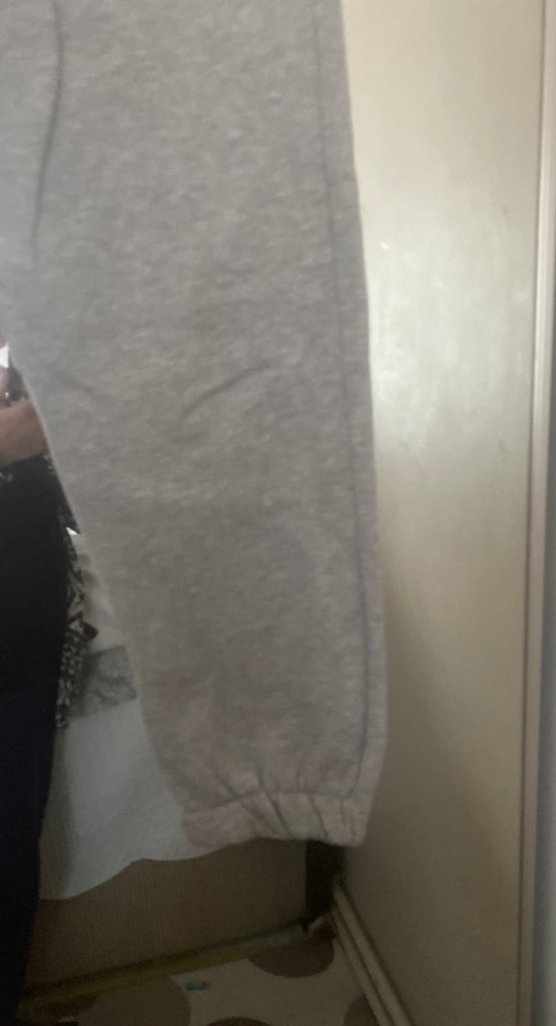 Gri bay bayan giyer Rahat Kesim Eşofman Altı kışlık kalın - Görsel 3