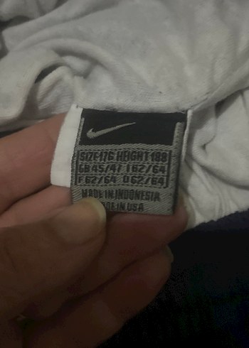 Lacivert bay. Bayan giyer.  Eşofman Altı orjinal nike - Görsel 5