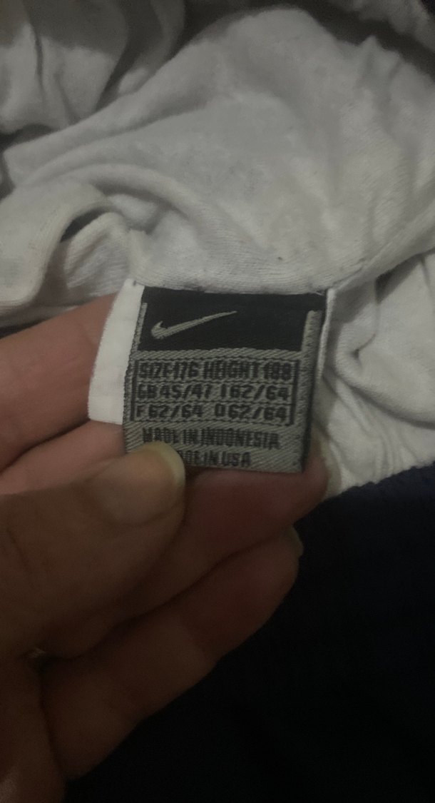 Lacivert bay. Bayan giyer.  Eşofman Altı orjinal nike - Görsel 5