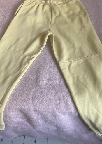 Kadın Sarı Midi Sweatpant - Görsel 3