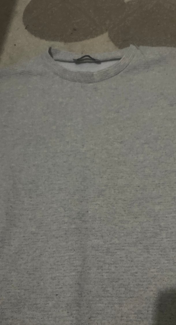 Gri Kadın Sweatshirt, Yuvarlak Yaka, Rahat Kesim - Görsel 2