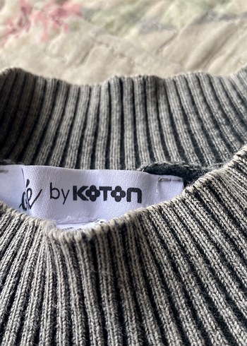 Gri Triko Balıkçı Yaka Kadın Kazak - Görsel 2