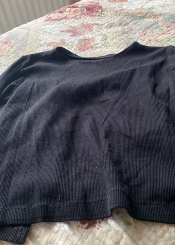 Bebek mavi sıfır ürünler  Strappy Halter Yaka Kadın Bluz - Görsel 4